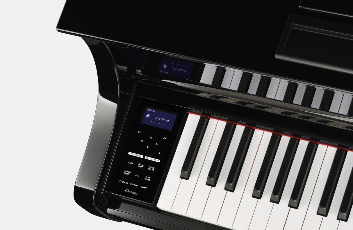 yamaha clavinova clp 875 polished ebony screen on