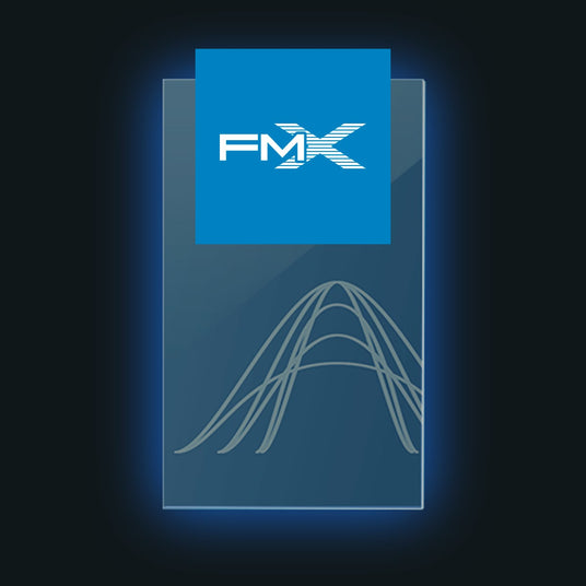 Stylized graphic of piano strings on a dark background, possibly for a piano manufacturer or music software logo.