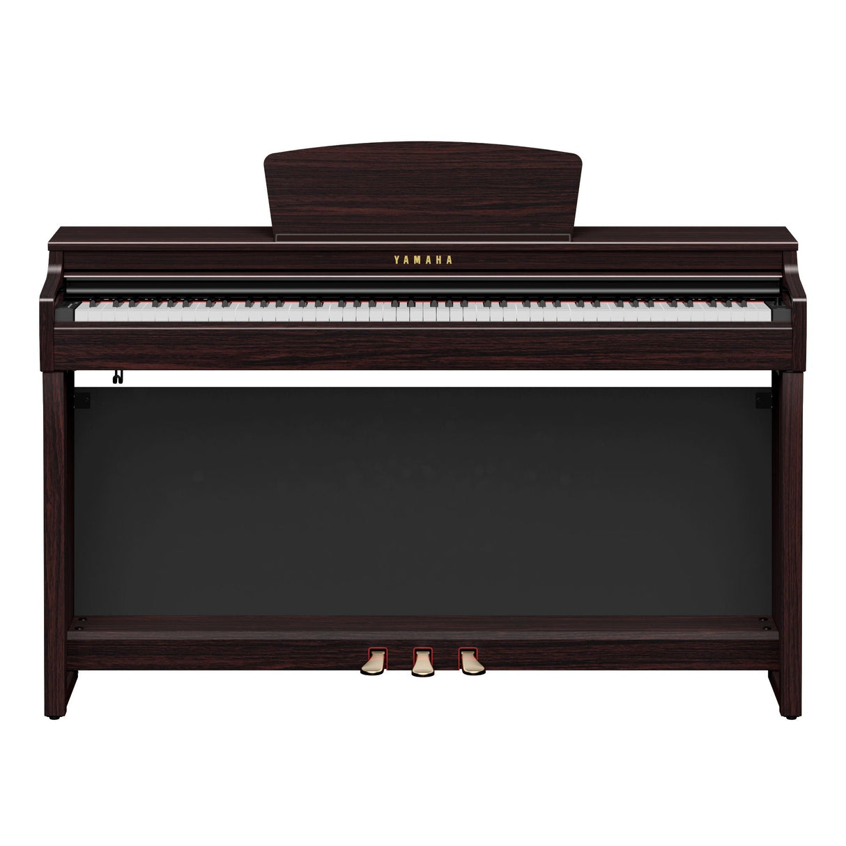 yamaha clavinova clp 725 dark rosewood front