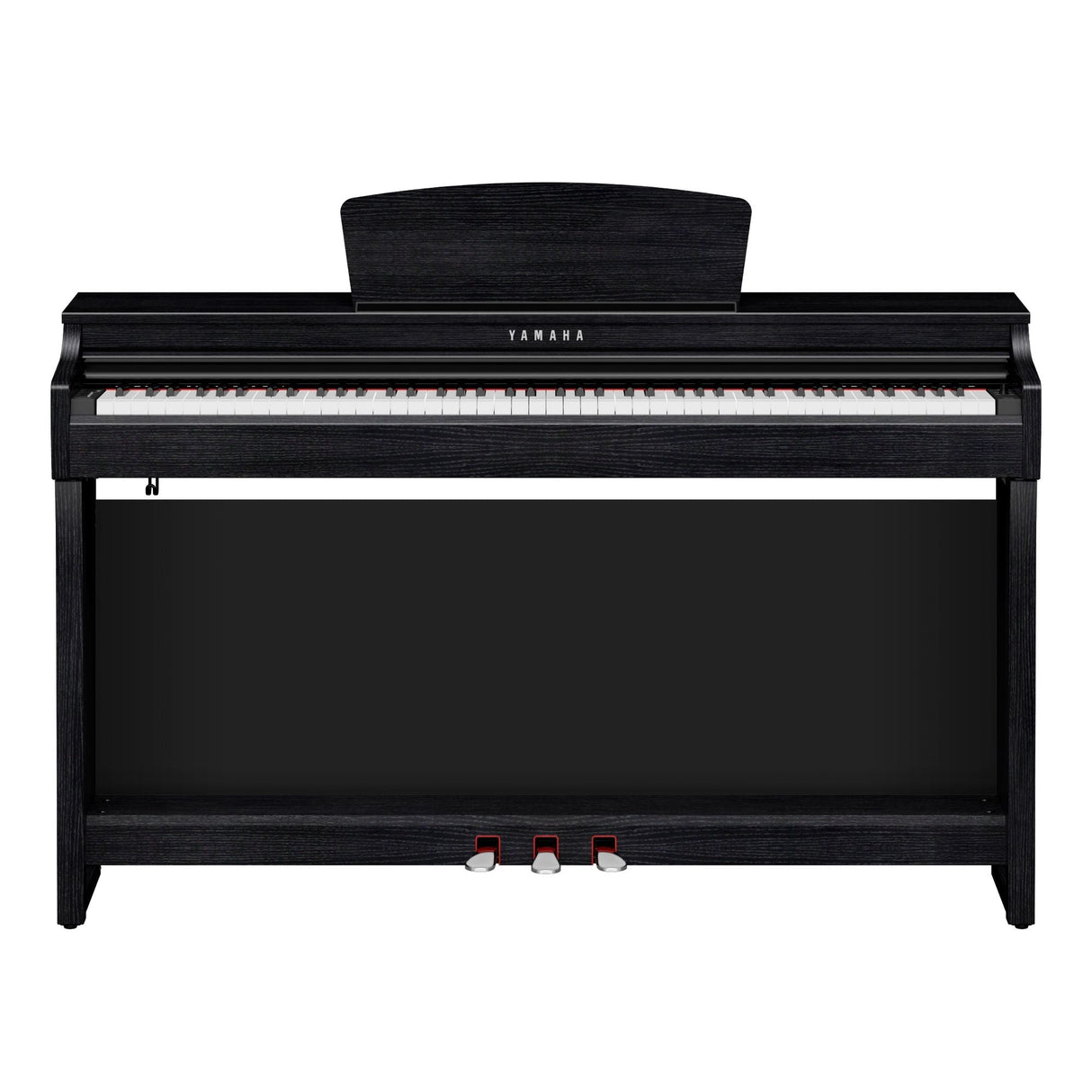 yamaha clavinova clp 725 matte black front