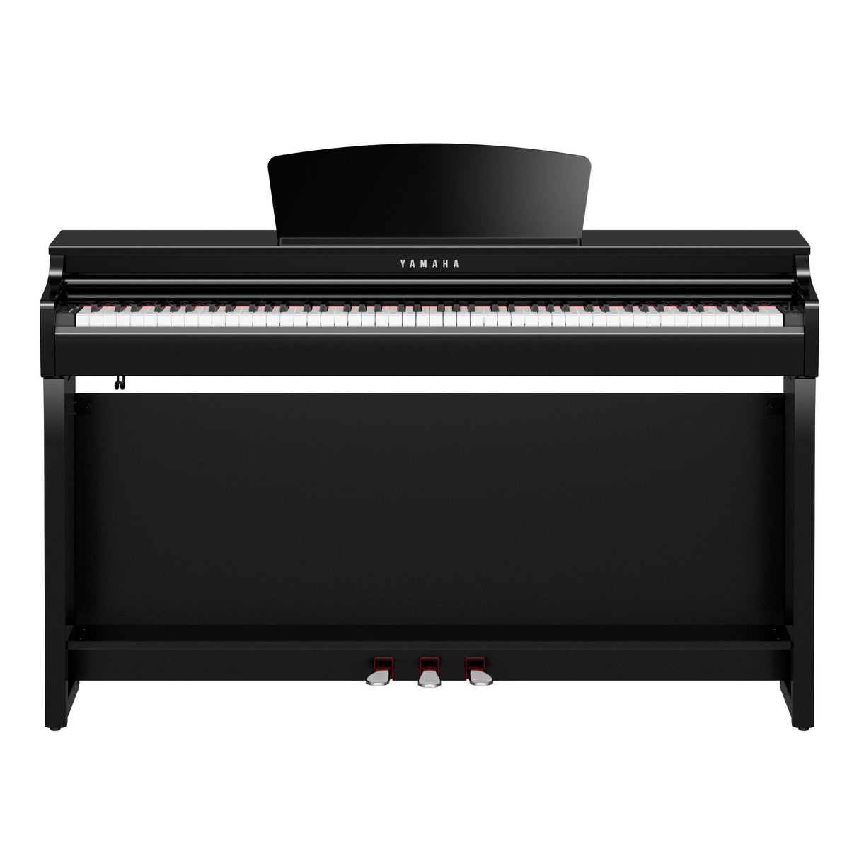 yamaha clavinova clp 725 polished ebony front
