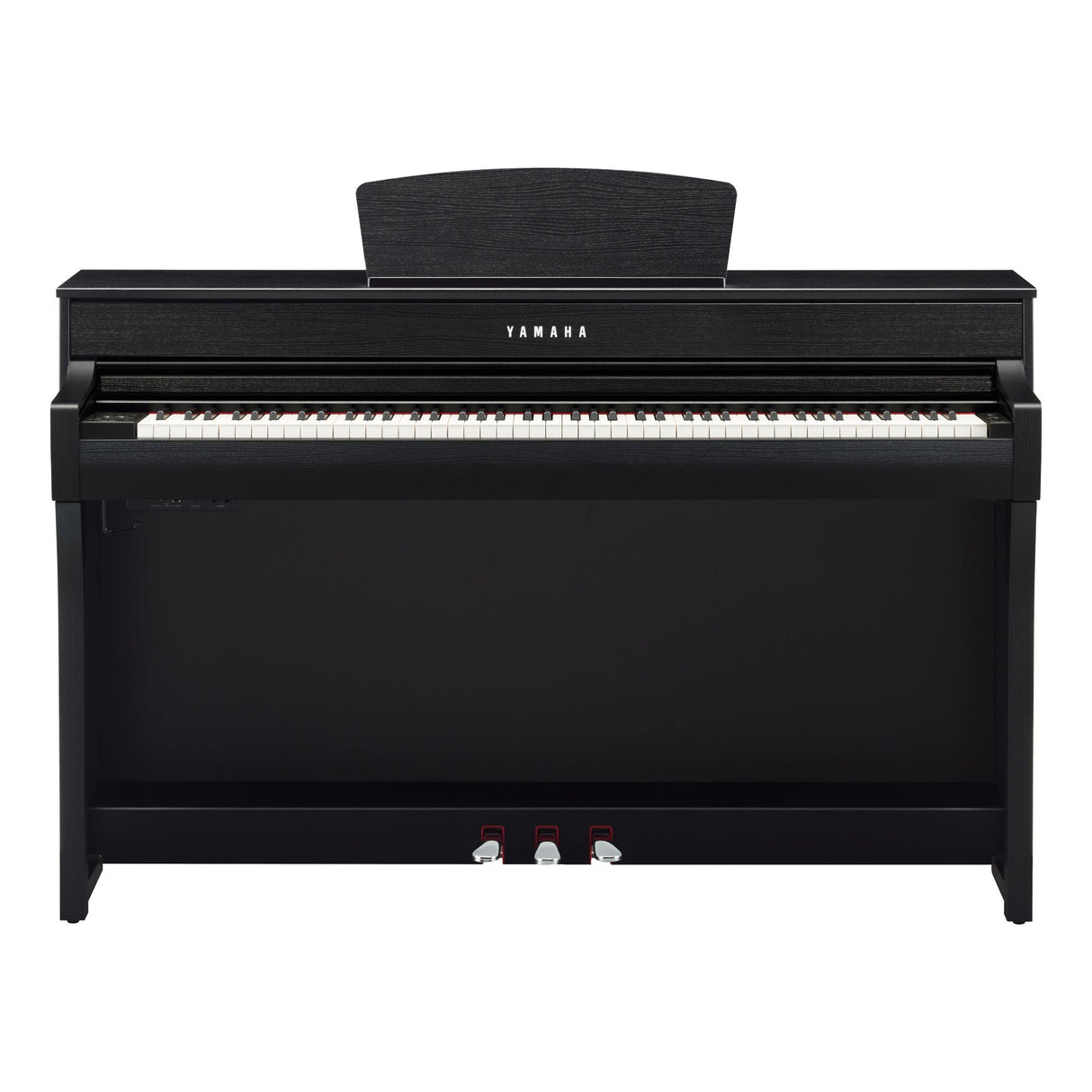 yamaha clavinova clp 735 matte black front
