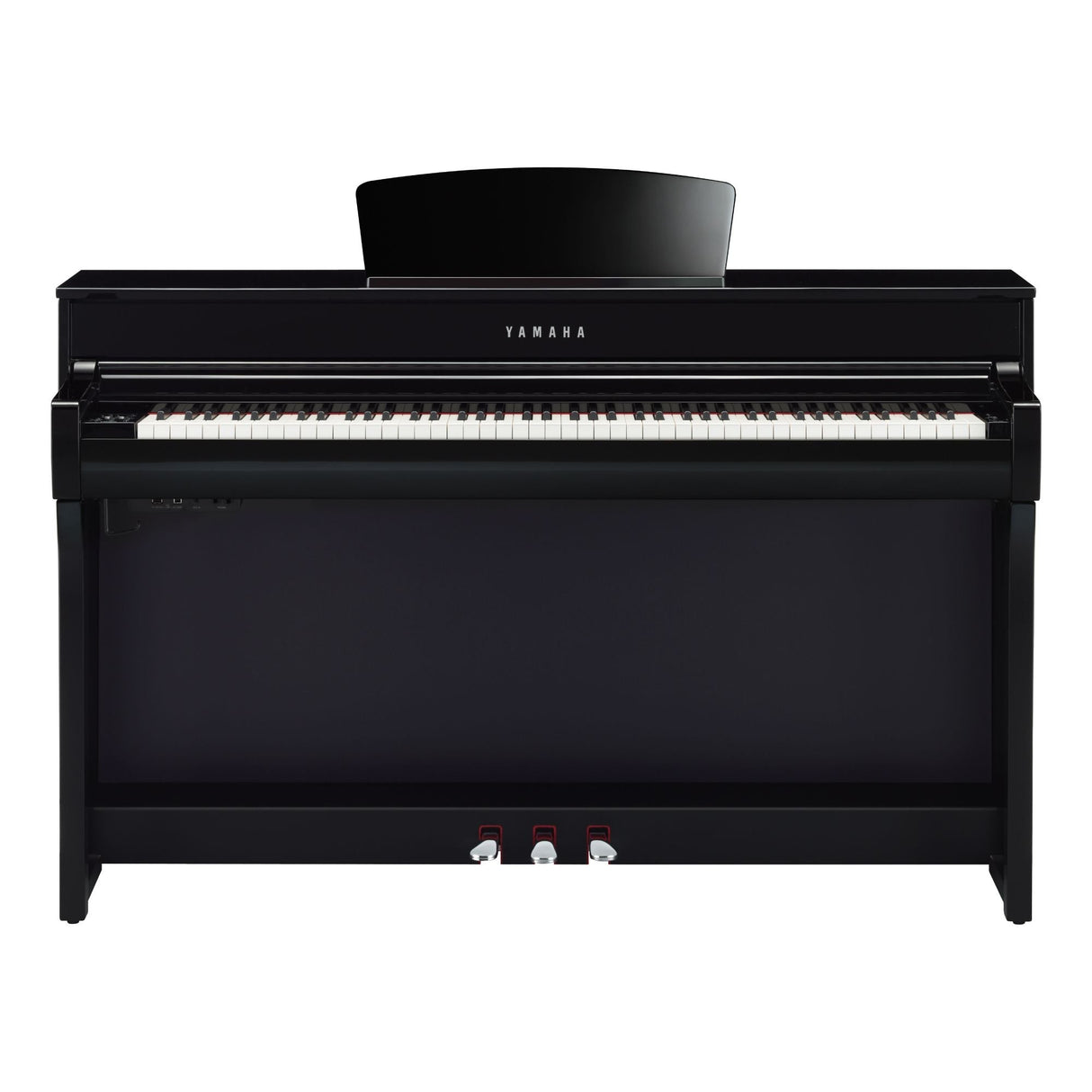 yamaha clavinova clp 735 polished ebony front
