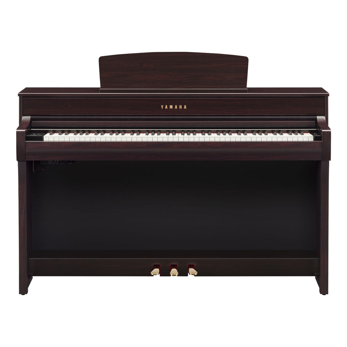 yamaha clavinova clp 745 dark rosewood front