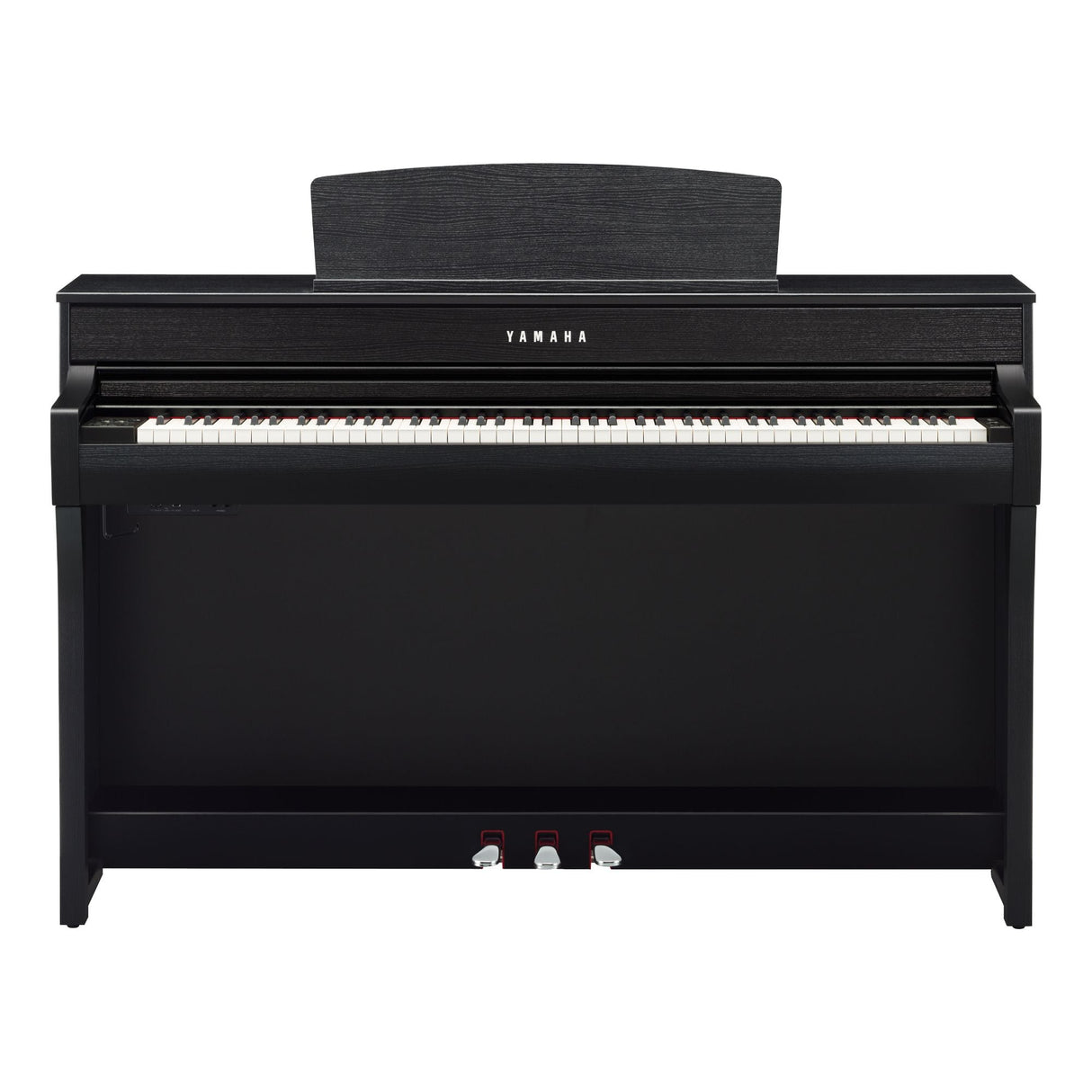 yamaha clavinova clp 745 matte black front