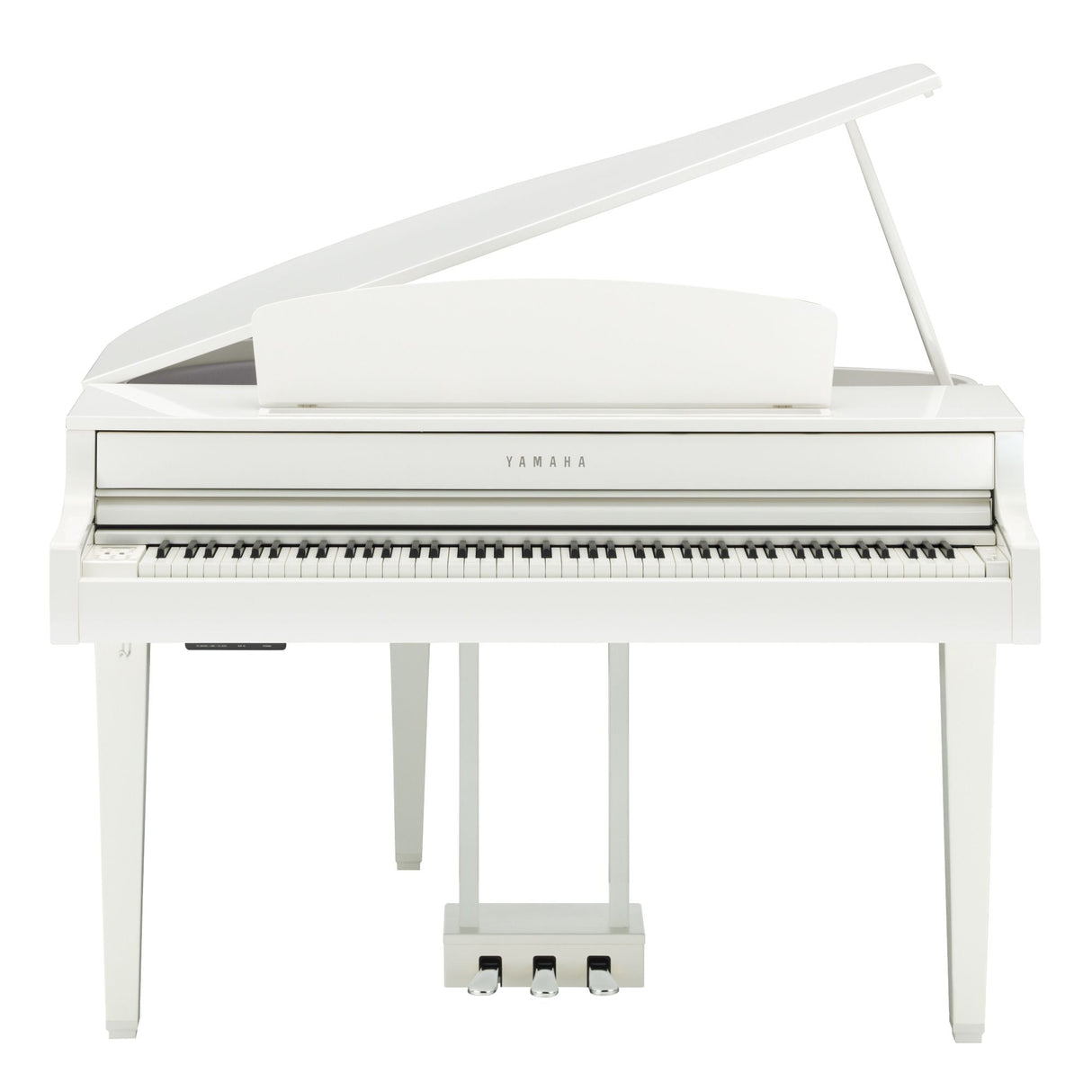 yamaha clavinova clp 765gp polished white front