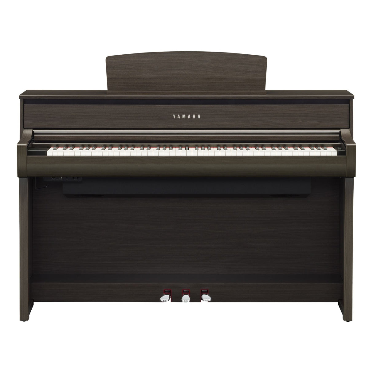 yamaha clavinova clp 775 dark walnut front