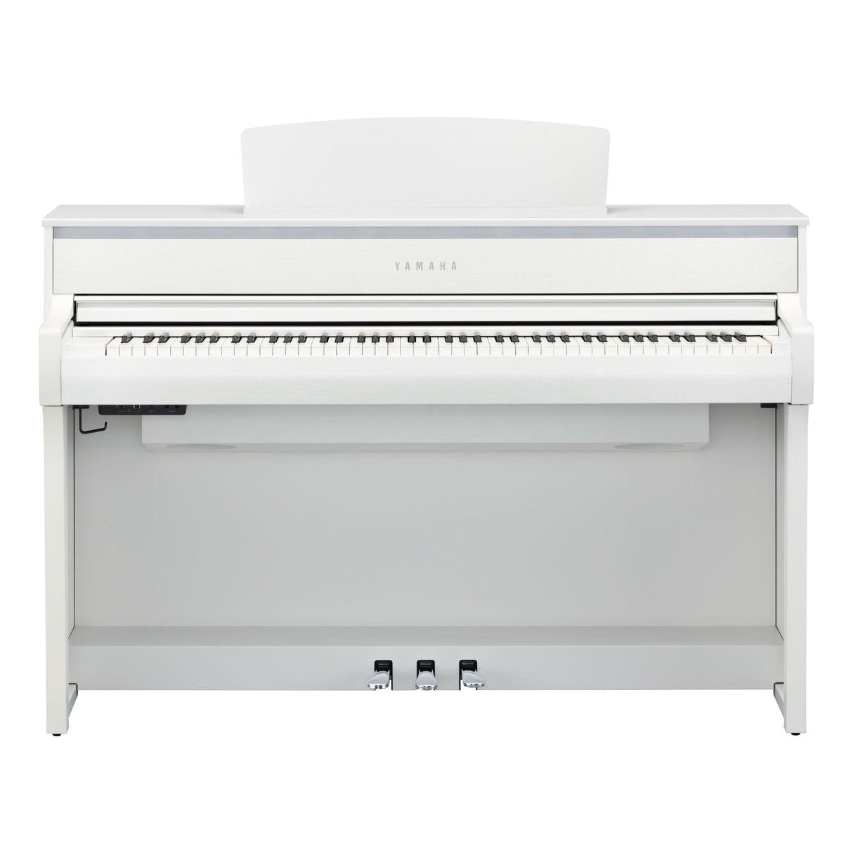 yamaha clavinova clp 775 matte white front