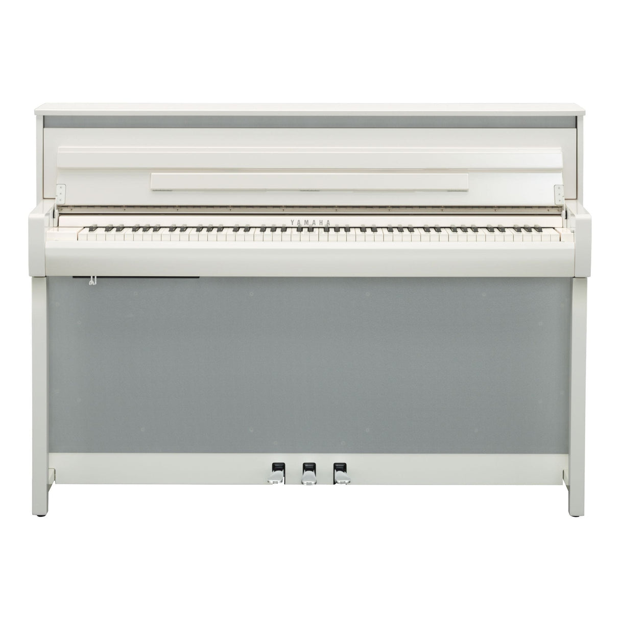 yamaha clavinova clp 785 polished white front
