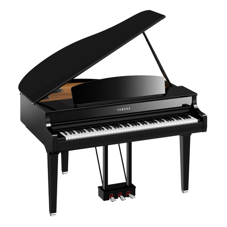 yamaha clavinova clp 795gp polished ebony angled