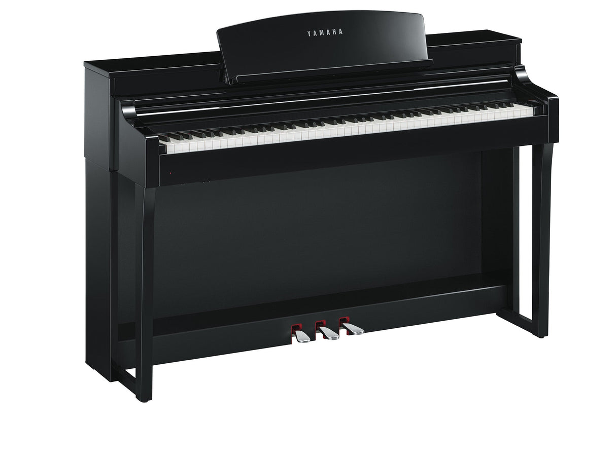 yamaha clavinova csp 150 polished ebony angled