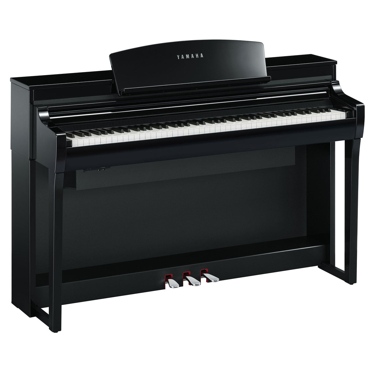 yamaha clavinova csp 275 polished ebony angled