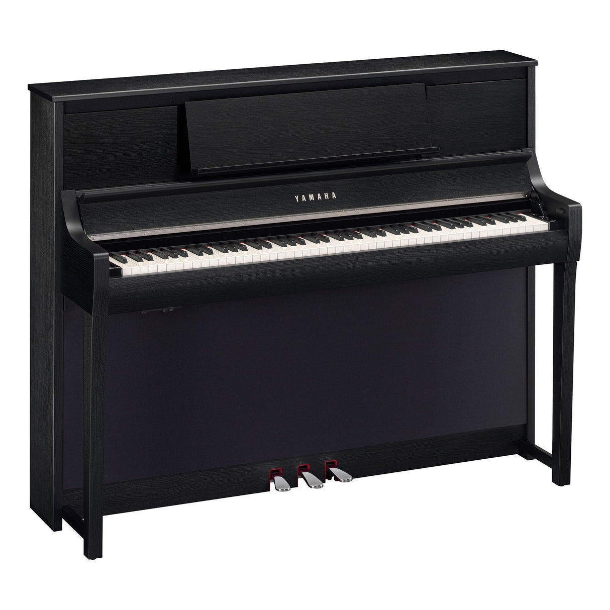 yamaha clavinova csp 295 matte black angled
