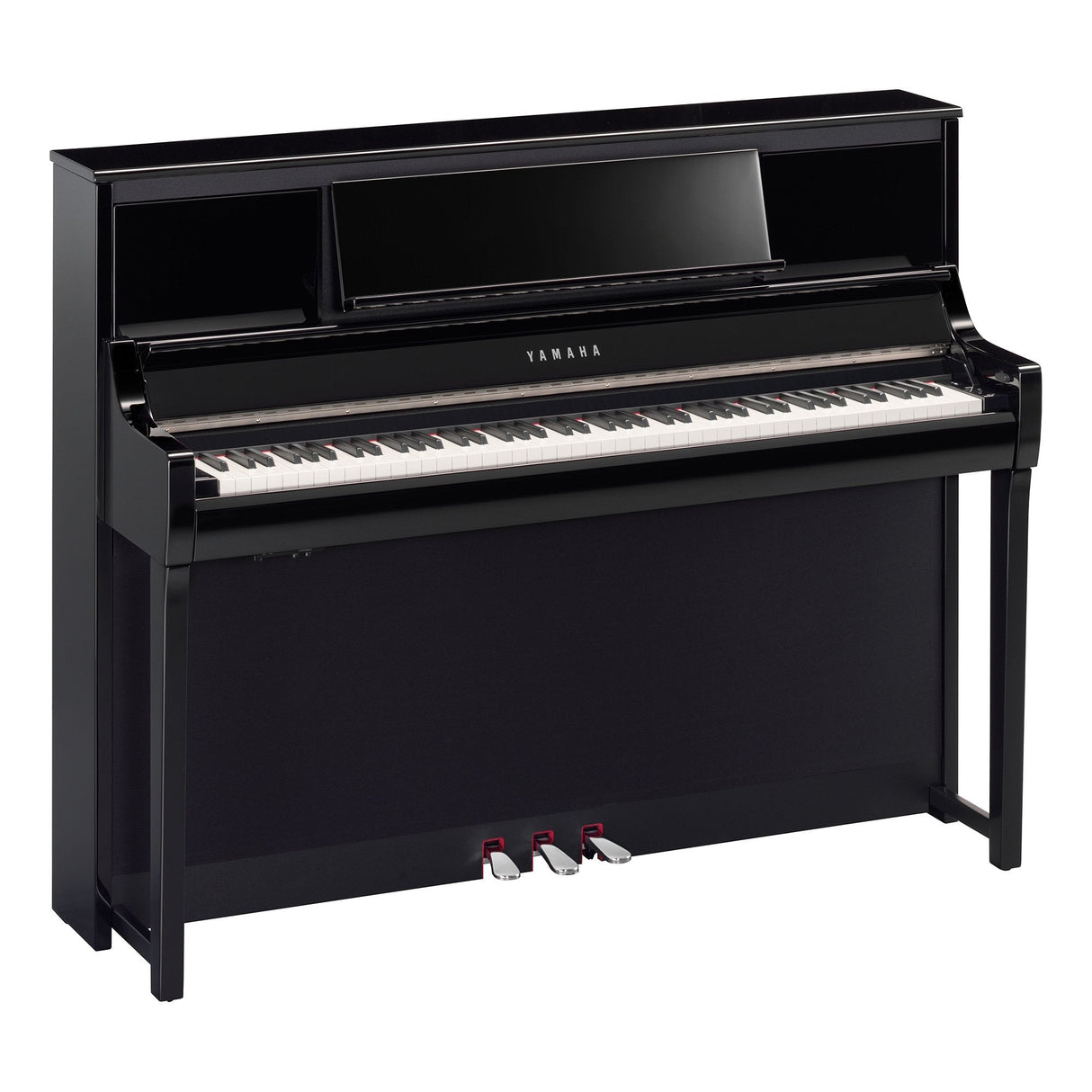 yamaha clavinova csp 295 polished ebony angled