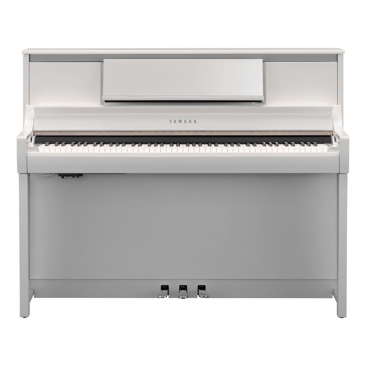 yamaha clavinova csp 295 polished white front