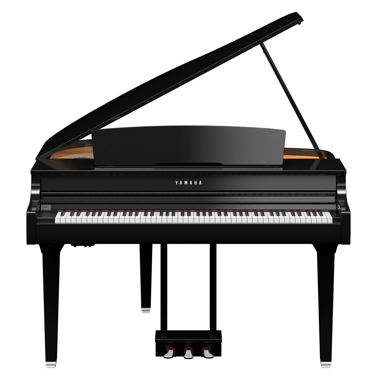 yamaha clavinova csp 295gp polished ebony front