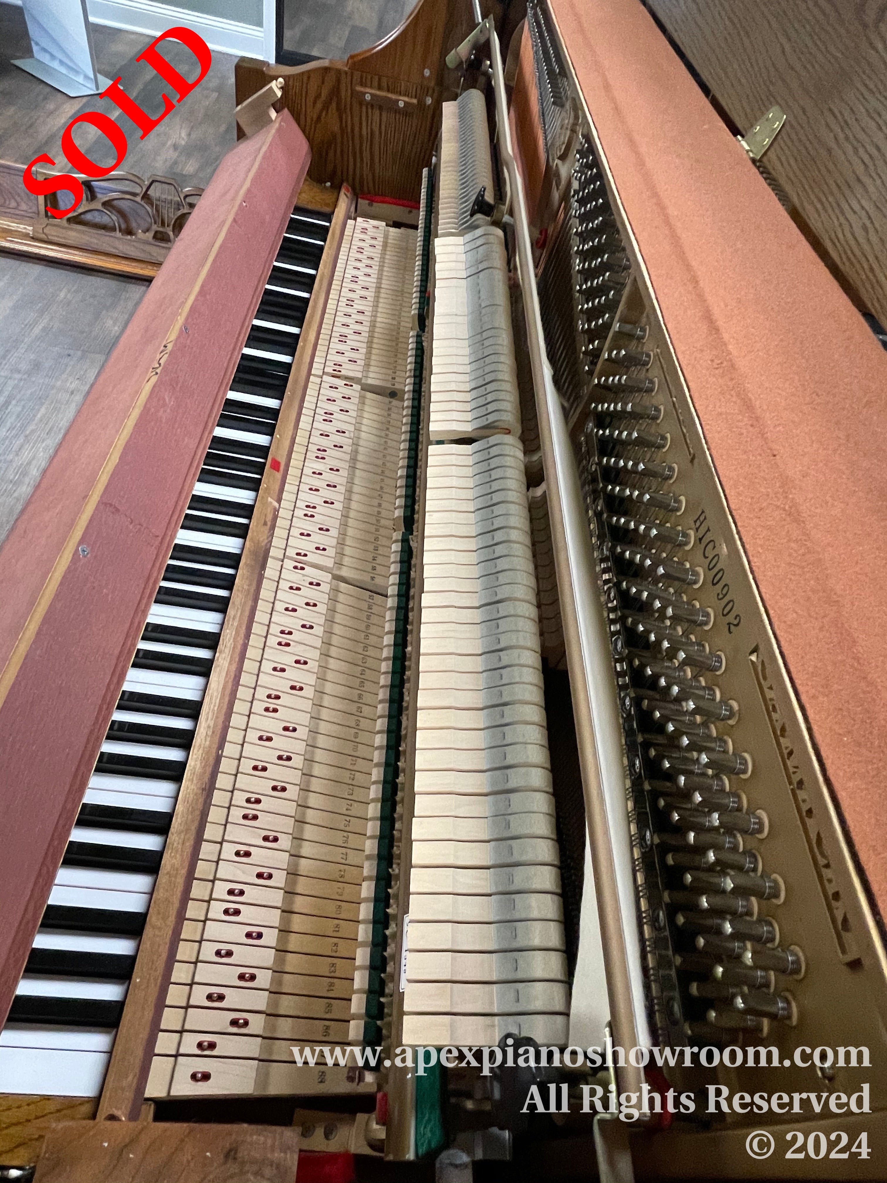 Samick SU243M (Used Upright Piano For Sale) – Apex Piano Showroom