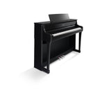 yamaha clavinova clp 875 polished ebony angled side