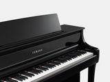yamaha clavinova clp 875 polished ebony top corner