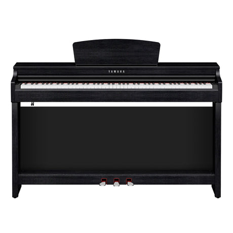 yamaha clavinova clp 725 matte black front