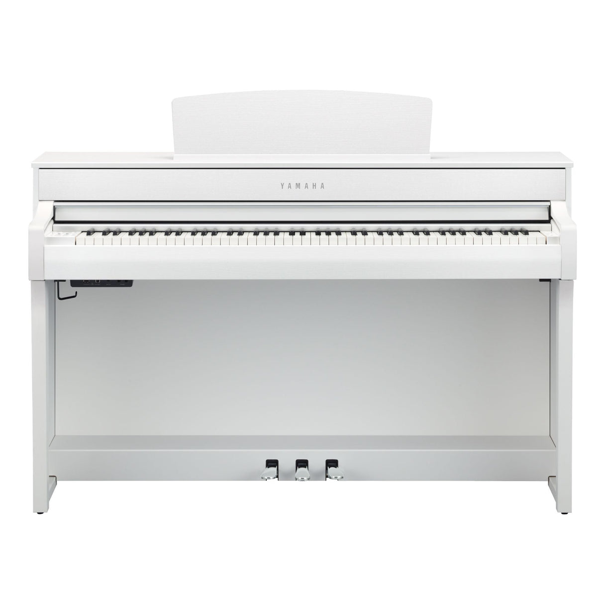 yamaha clavinova clp 745 matte white front