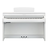 yamaha clavinova clp 745 matte white front