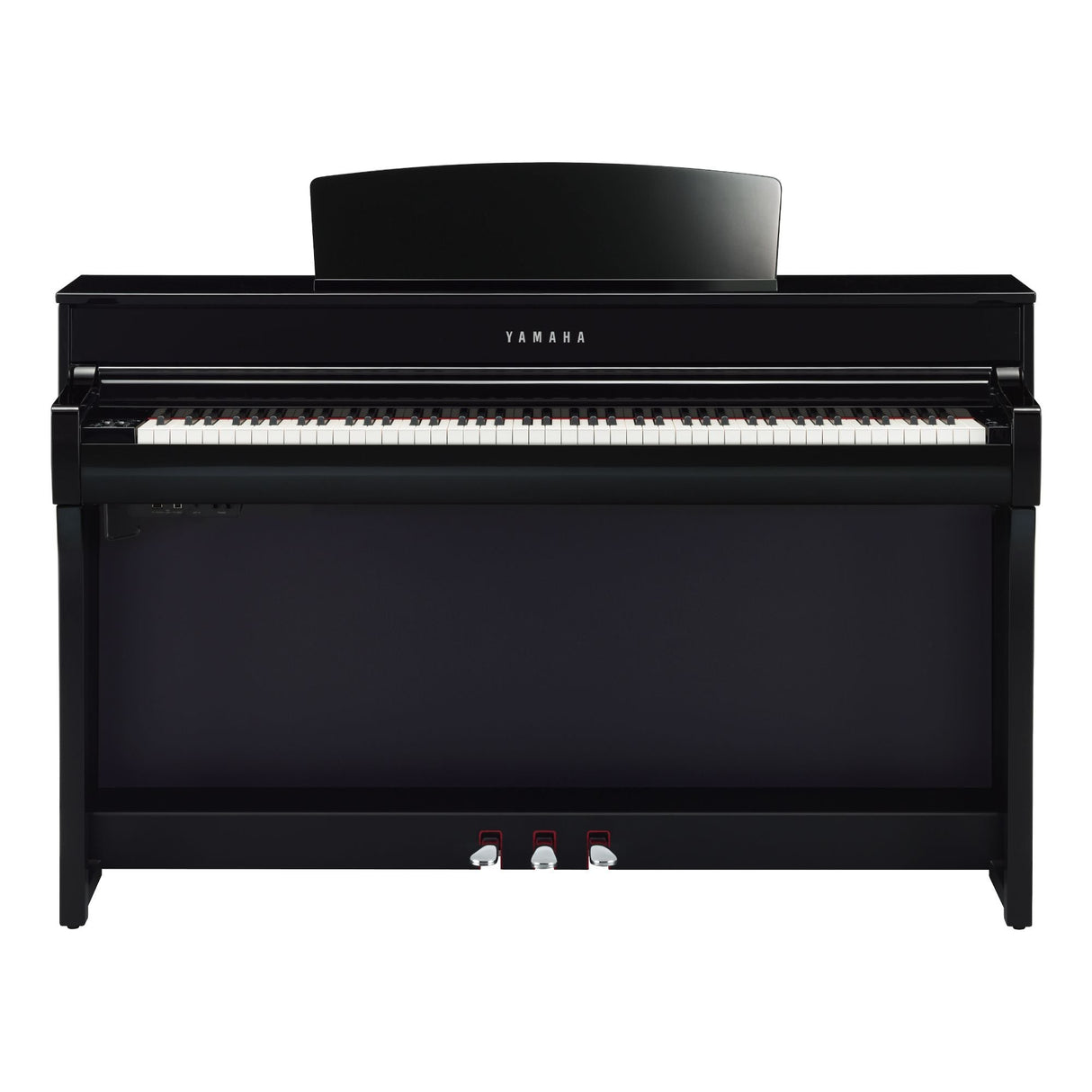 yamaha clavinova clp 745 polished ebony front